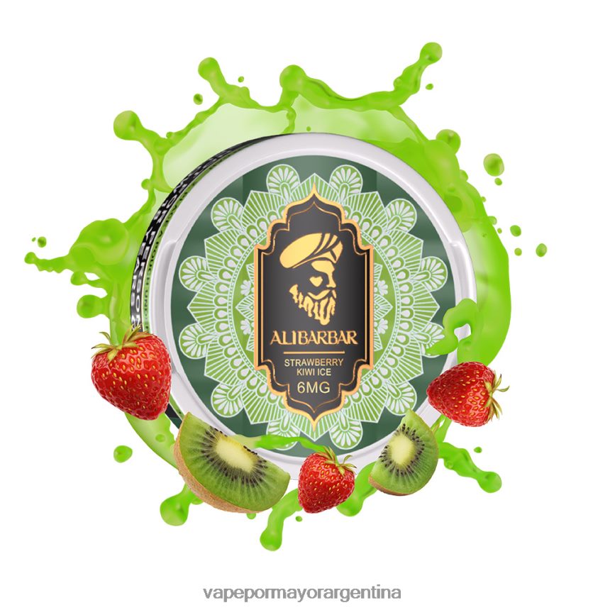 FDLPBF54 hielo de fresa y kiwi - Vapeo Al Por Mayor ALIBARBAR bolsa de nicotina