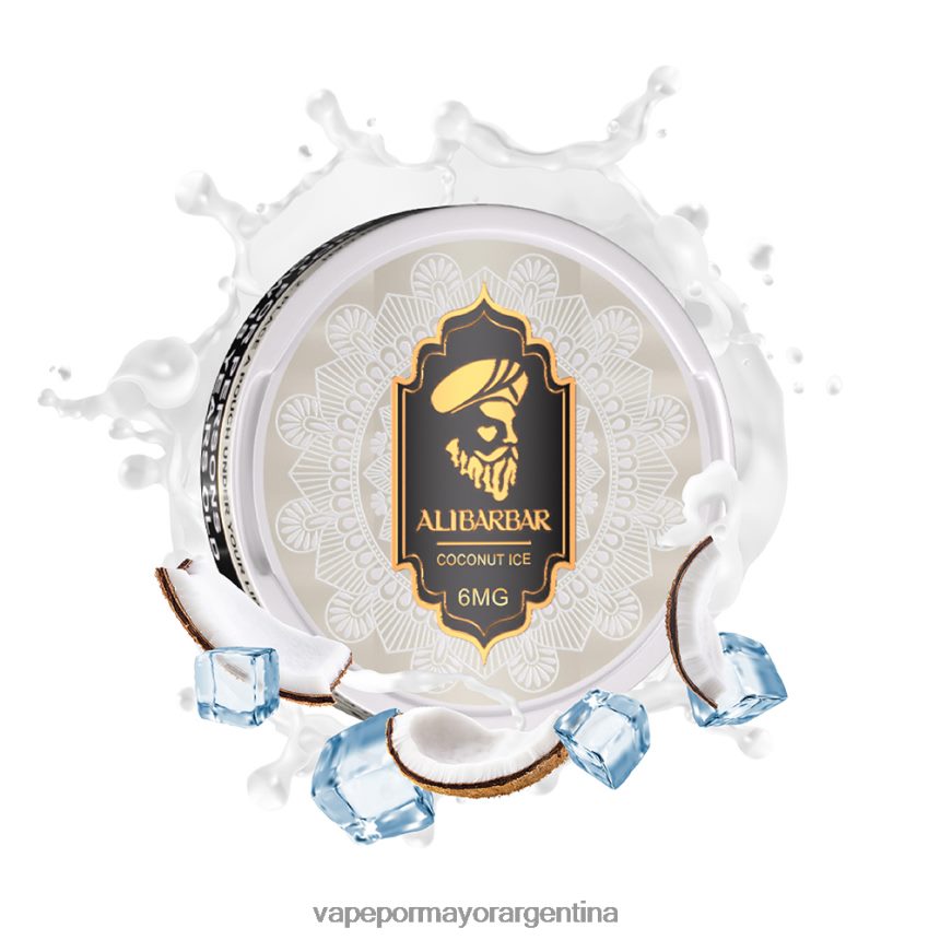 FDLPBF69 hielo de coco - Vape Por Mayor Argentina ALIBARBAR bolsa de nicotina