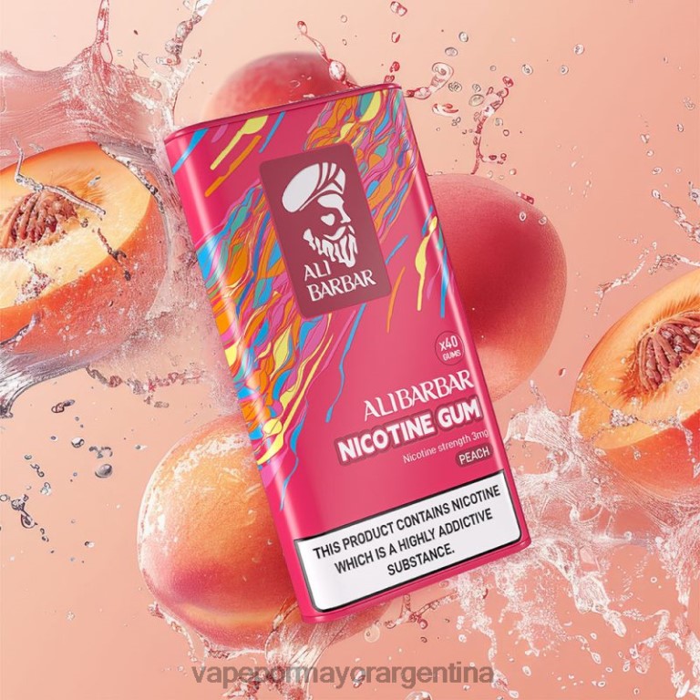 Vaporizador Desechable Al Por Mayor - Alibarbar chicle de nicotina durazno 6262484