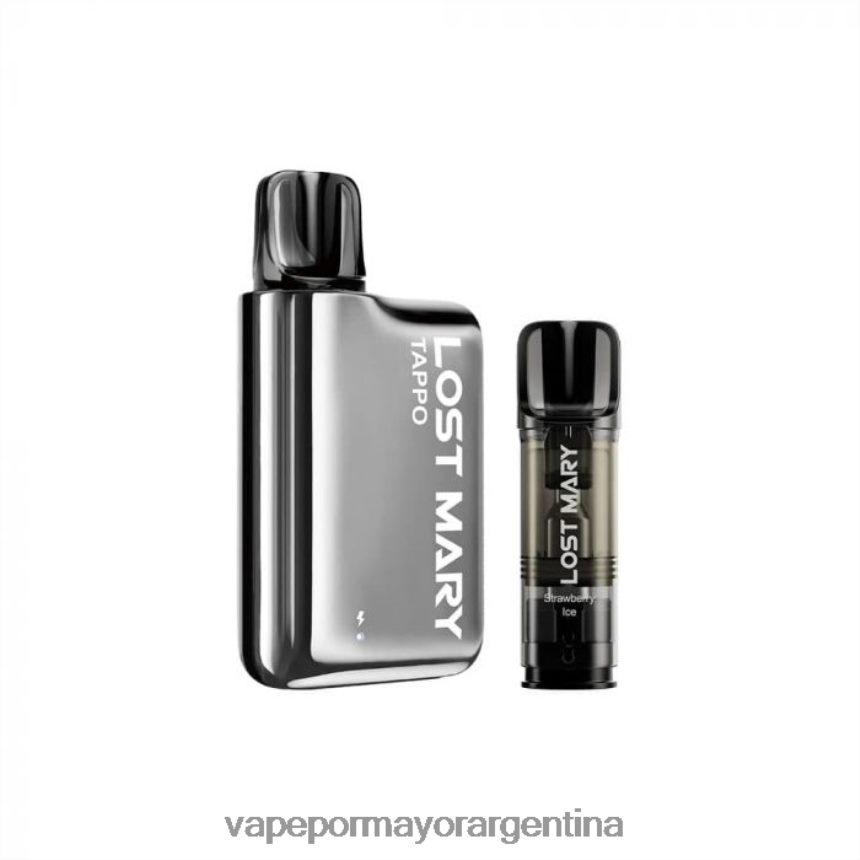 FDLPBF438 plata inoxidable x hielo de fresa - Vape Recargable LOST MARY Tappo kit de vapeo pod