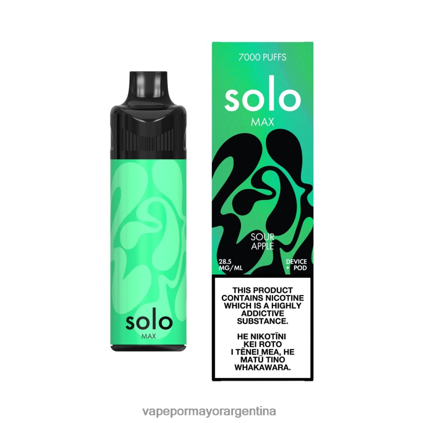 Vape Recargable - Solo MAX kit de cápsulas manzana agria VT4J6270