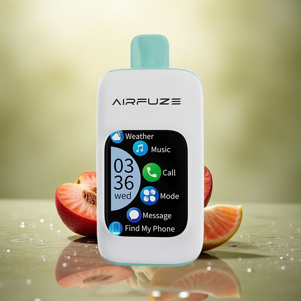 AirFuze Smart 30000 Puffs Explosión Frutal del Arcoíris con Pantalla Táctil y 5% Nicotina