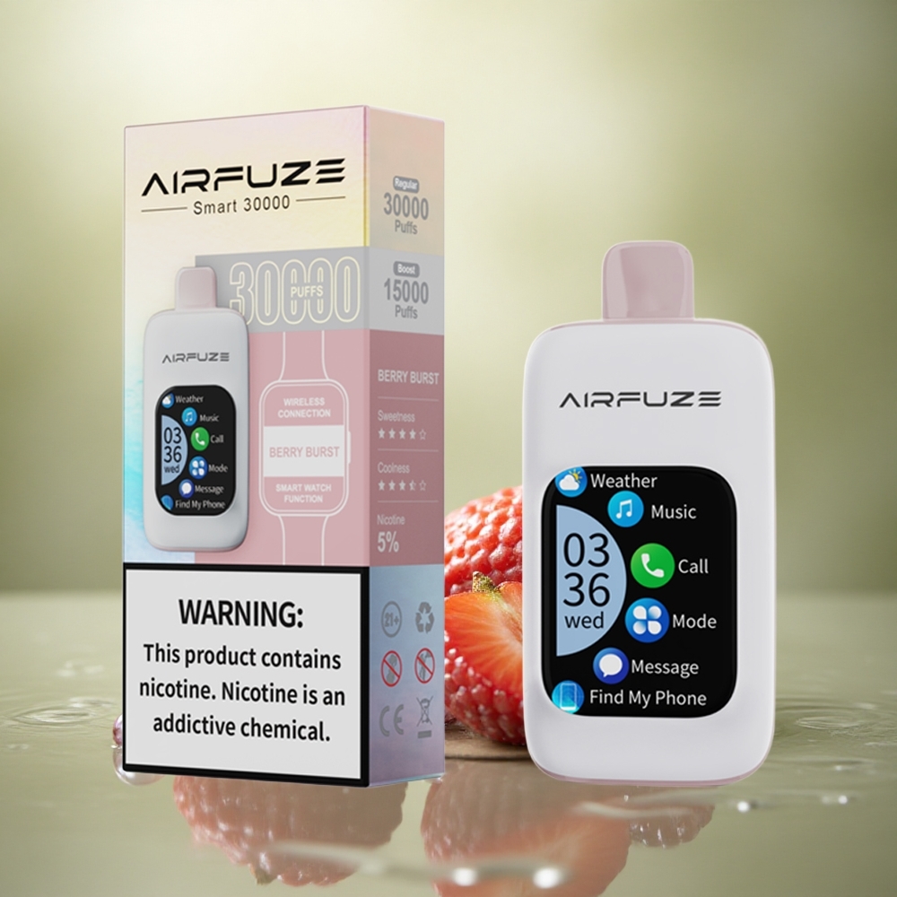 AirFuze Smart 30000 Puffs Explosión de Bayas Pantalla Táctil 900mAh 5% Nicotina