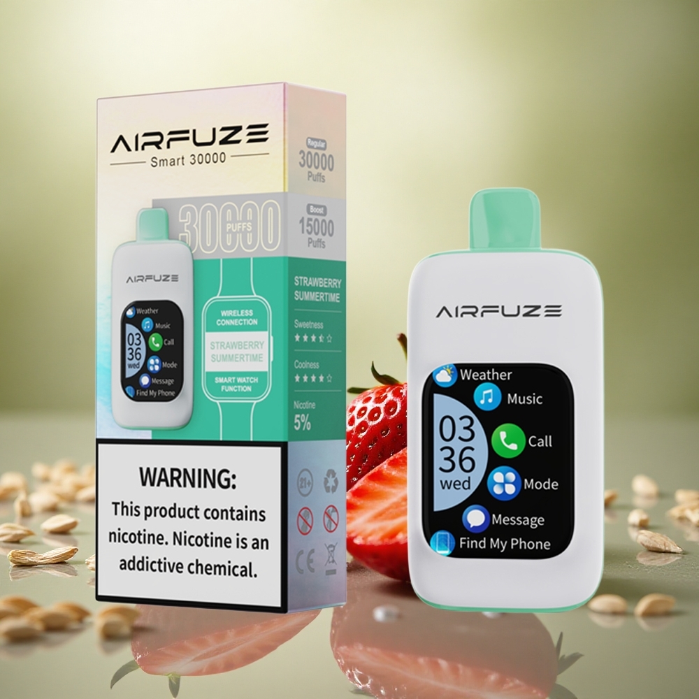 AirFuze Smart 30000 Puffs Fresas del Verano con 5% Nicotina y 900mAh