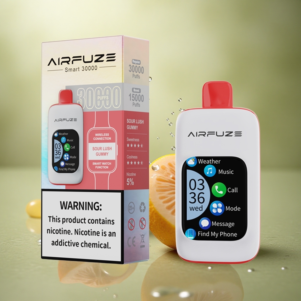AirFuze Smart 30000 Puffs Gomita Ácida Jugosa Tipo-C 900mAh