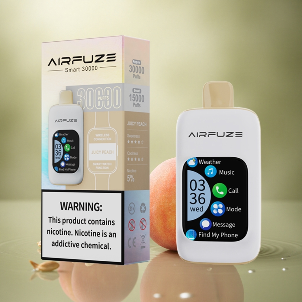 AirFuze Smart 30000 Puffs Melocotón Jugoso 5% Nicotina 900mAh