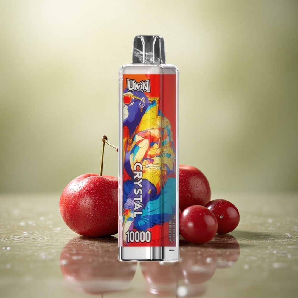 Uwin Crystal 10000 Puffs Cereza Brillante RGB 5% nicotina 650mAh