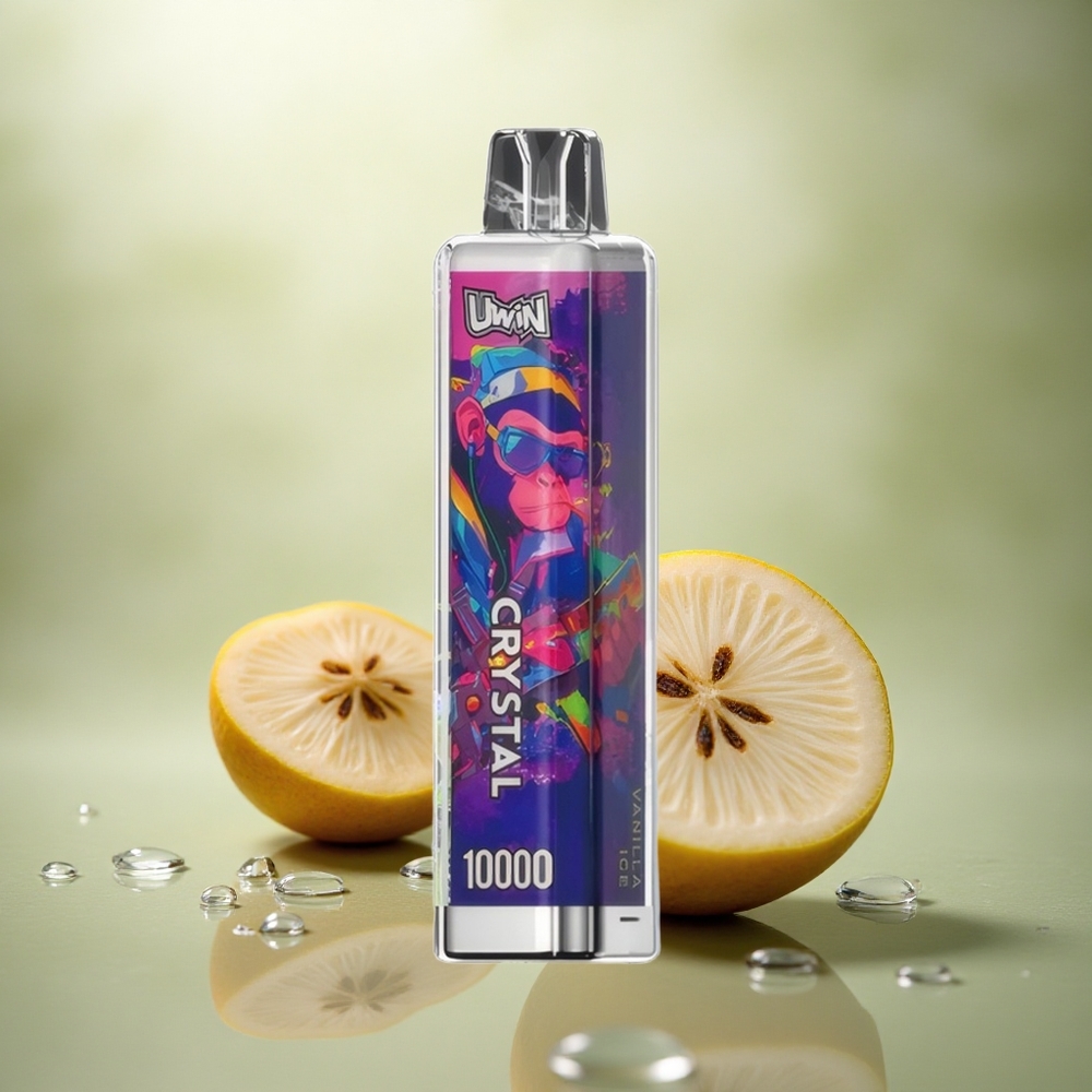Uwin Crystal 10000 Puffs Helado Vainilla RGB 18ml 650mAh
