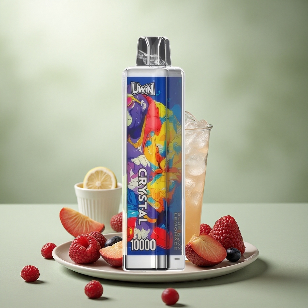 Uwin Crystal 10000 Puffs Limonada Azul Frambuesa con RGB y 650mAh