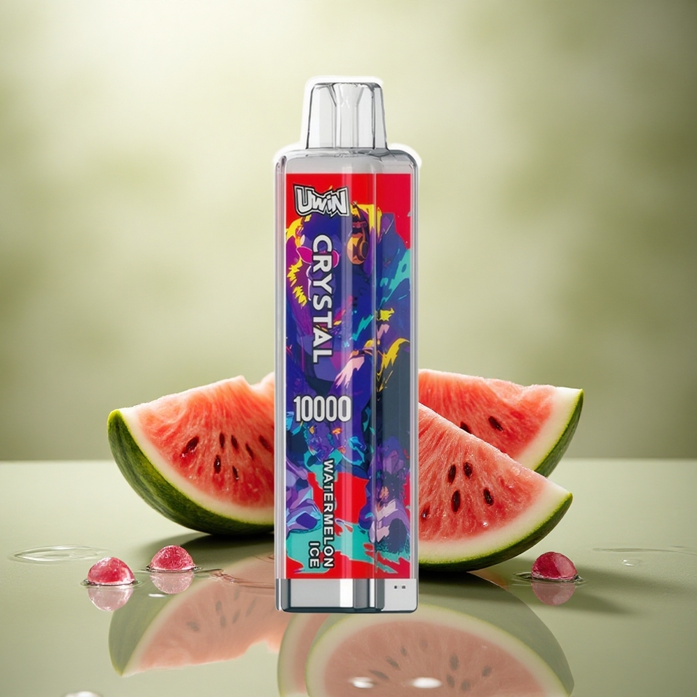 Uwin Crystal 10000 Puffs Sandía Hielo con RGB y 5% nicotina