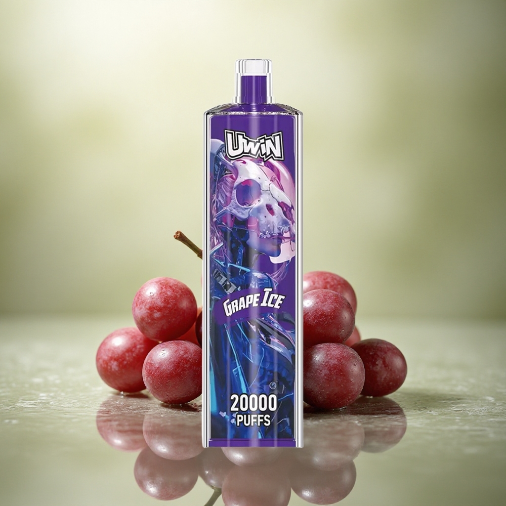 Uwin Shisha Hookah Crystal 20000 Puffs Hielo de Uva 0% Nicotina 650 mAh