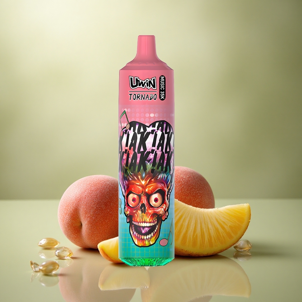 Uwin Tornado 35K Music Puffs Mango Piña Melocotón con 5% de nicotina y 600mAh