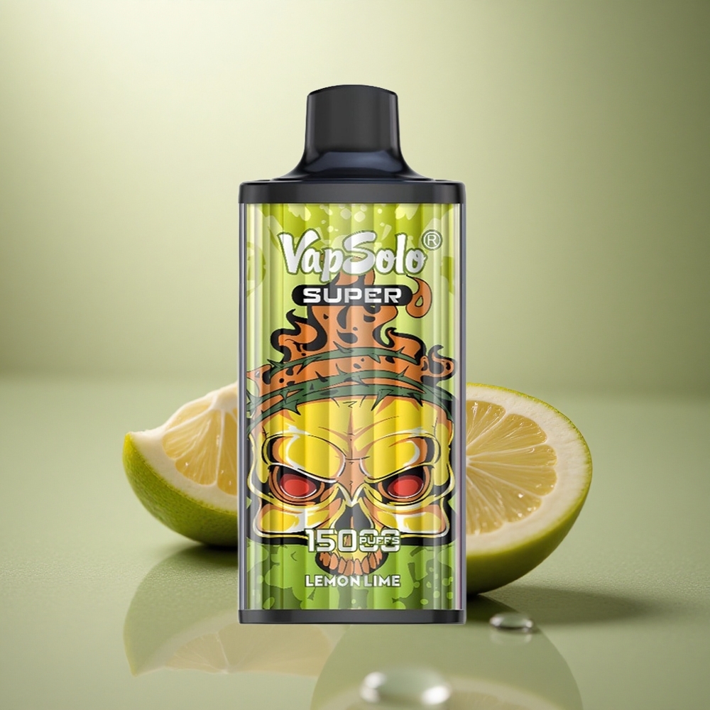 Vapsolo Super 15000 Puffs Lima Limón 40ml Nicotina 50mg 850mAh