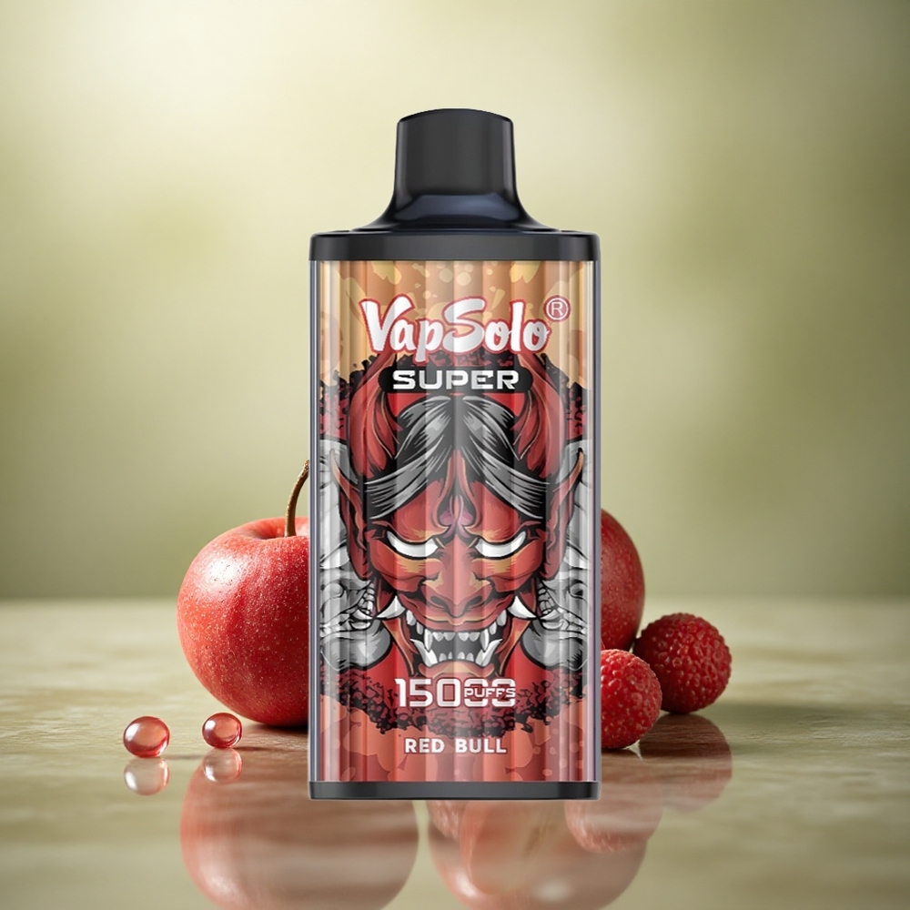 Vapsolo Super 15000 Puffs Toro Rojo 40ml 850mAh Tipo-C