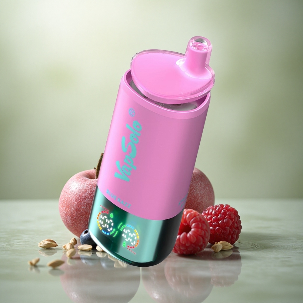 Vapsolo Triple 30000 Puffs Azul Frambuesa Triple 40ml Tipo-C