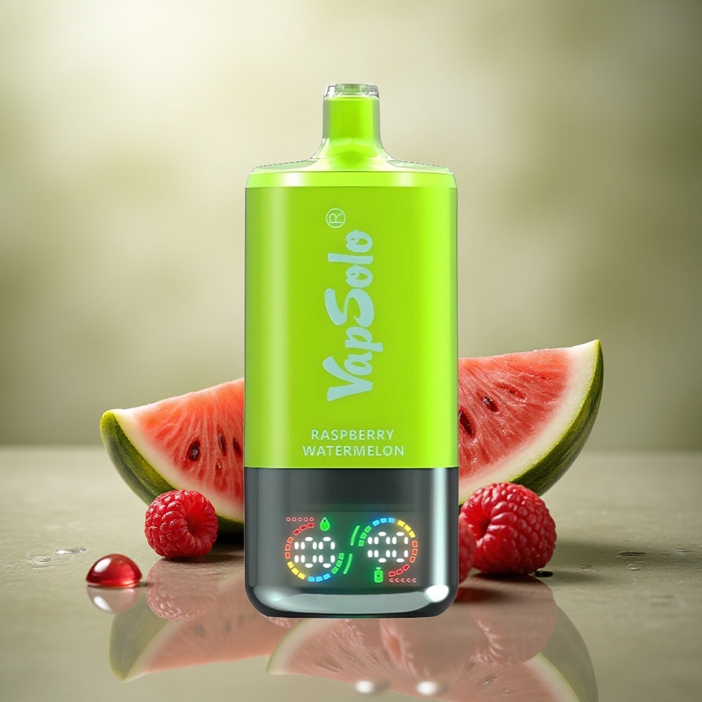 Vapsolo Triple 30000 Puffs Frambuesa Sandía Triple 40ml Nicotina 20mg/ml Tipo-C