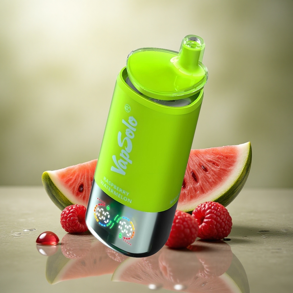 Vapsolo Triple 30000 Puffs Frambuesa Sandía Triple 40ml Nicotina 20mg/ml Tipo-C