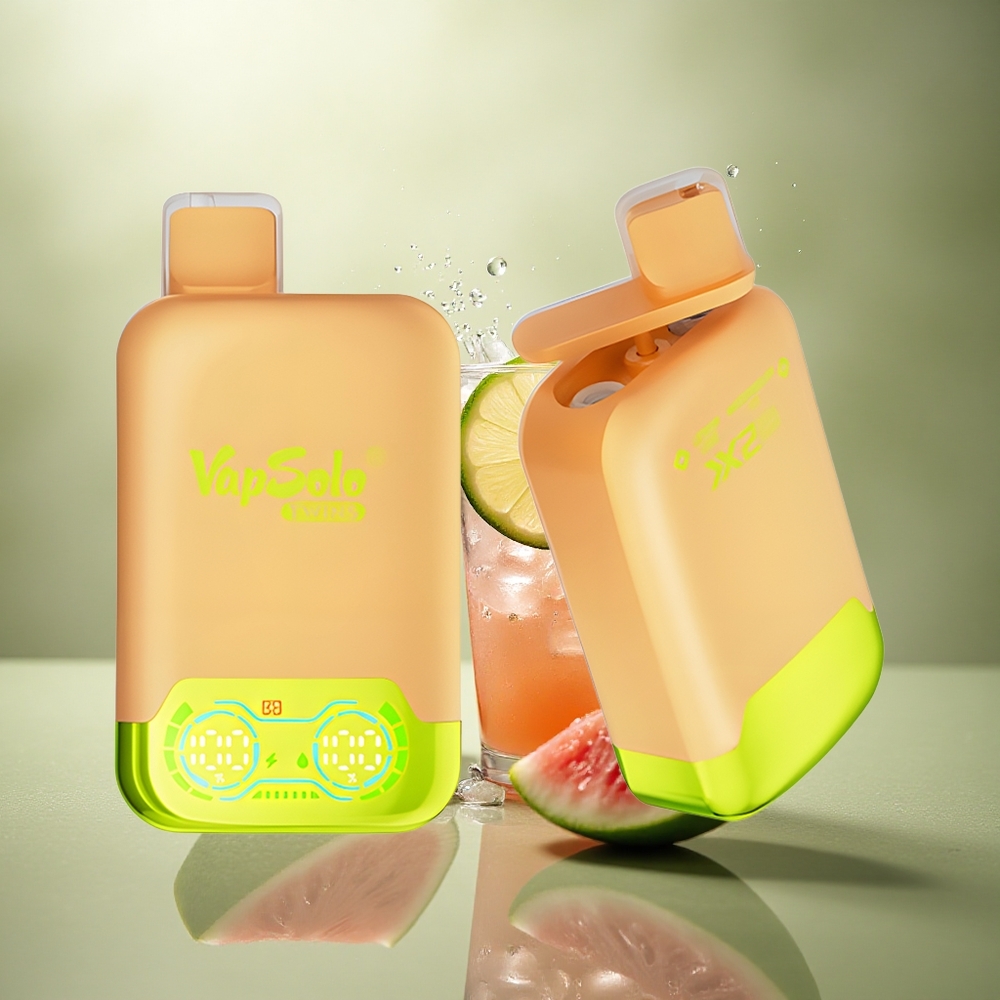 Vapsolo Twins 20000 Puffs Lima Limón & Sandía Helada con 40 ml de Líquido y Nicotina 20mg/ml