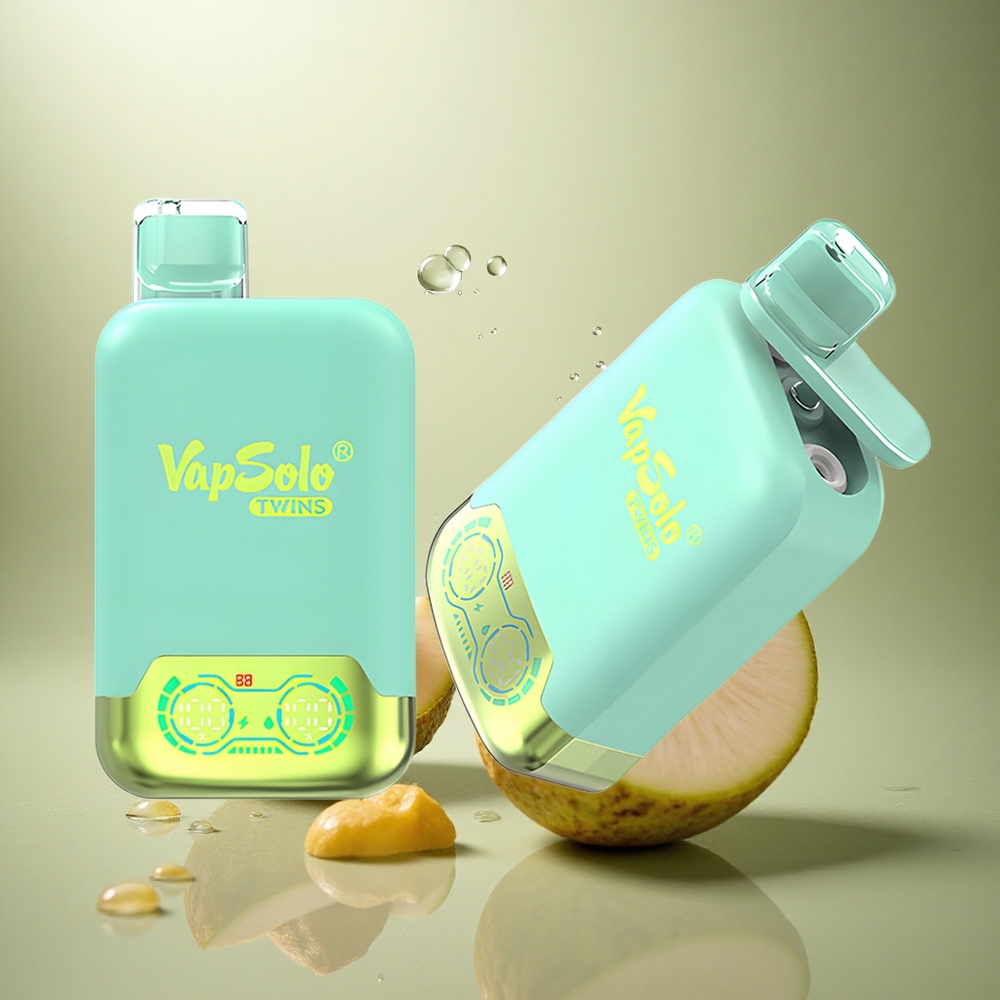 Vapsolo Twins 20000 Puffs Melón Triple & Piña Coco con 40ml de Líquido y Nicotina 50mg/ml