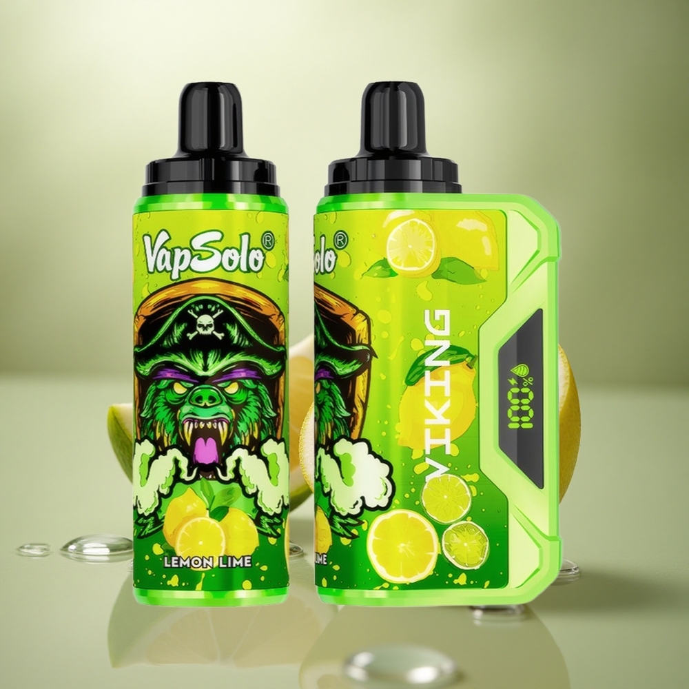 VapSolo VIKING 12000 Puffs Lima Limón Tipo-C 22ml Nicotina