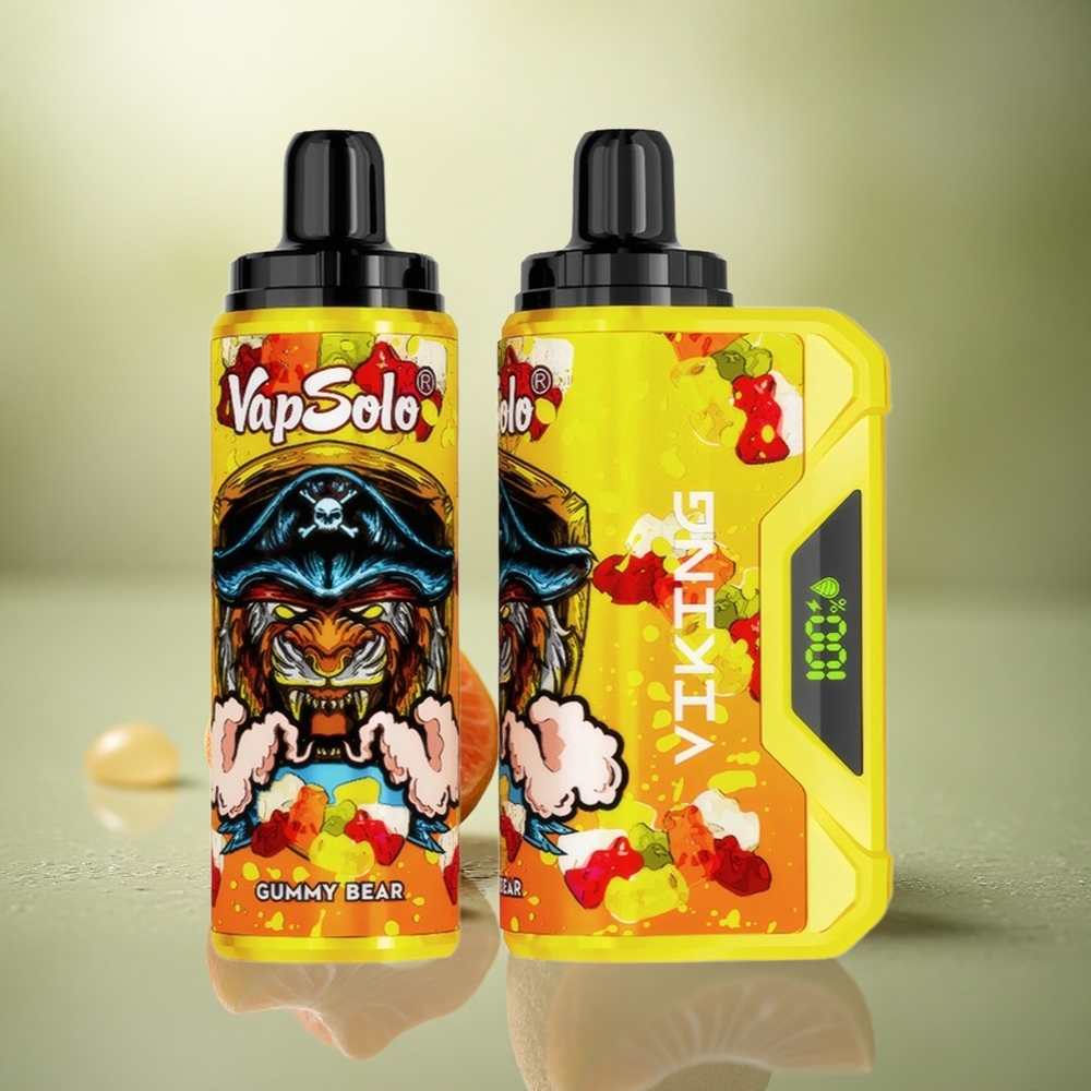 VapSolo VIKING 12000 Puffs Osito de Goma 22ml Nicotina Tipo-C