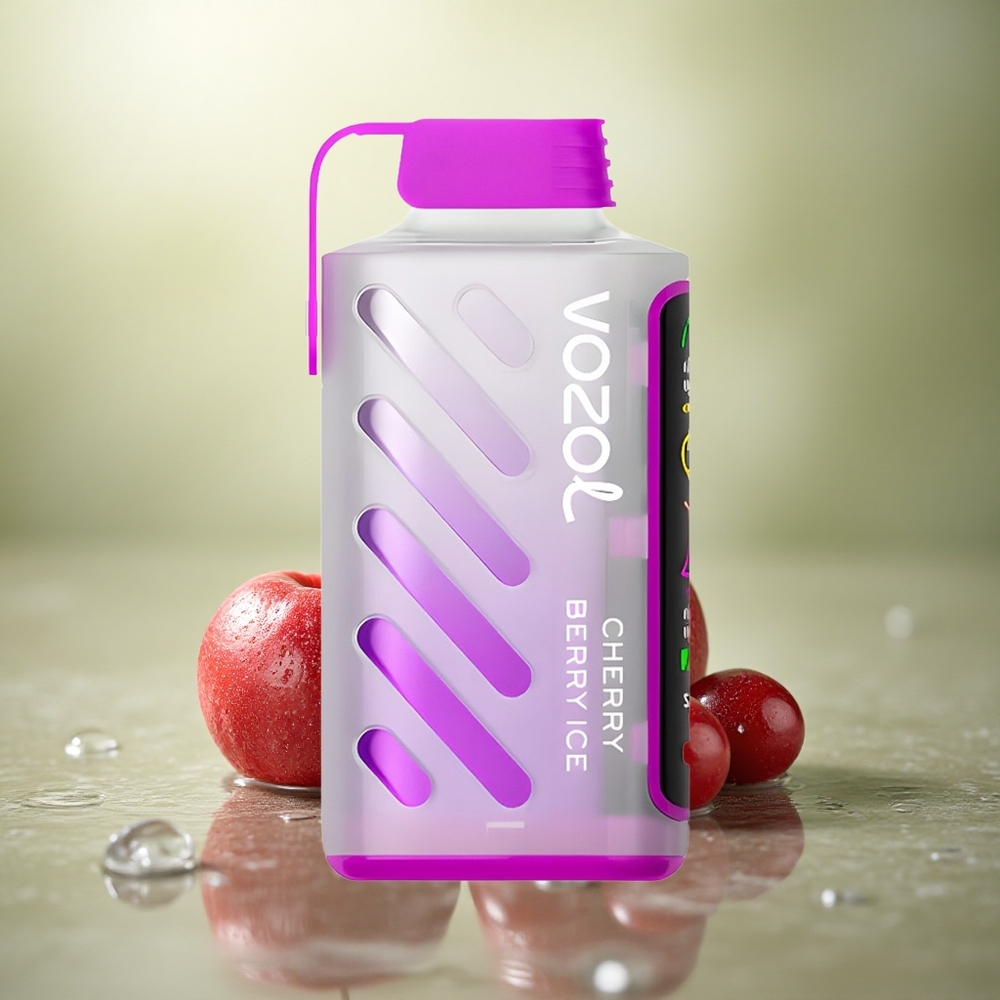 VOZOL Gear Power 20000 Puffs Cereza Baya Hielo con Dual Mesh y 20mL