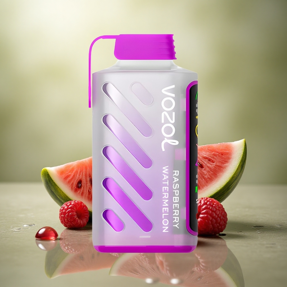 VOZOL Gear Power 20000 Puffs Frambuesa Sandía Dual Mesh Pantalla Completa Nicotina 5%