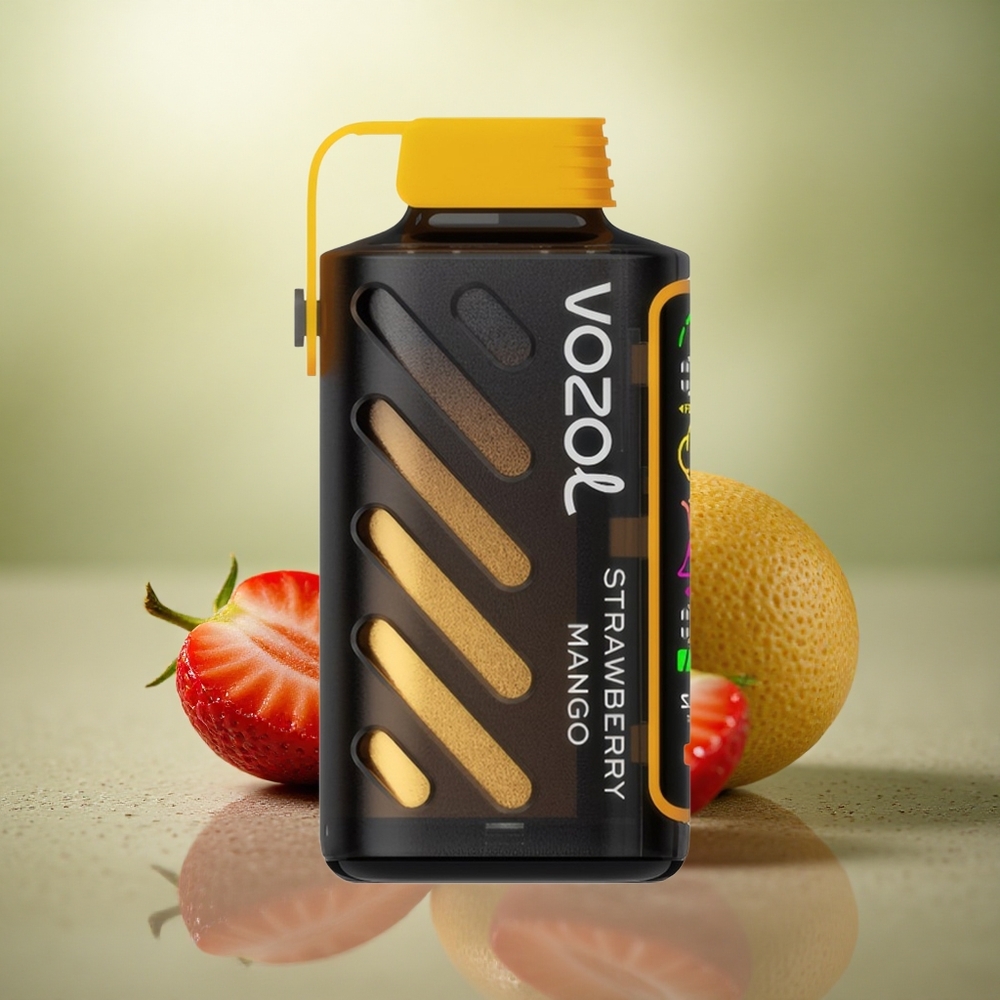 VOZOL Gear Power 20000 Puffs Fresa Mango Dual Mesh Pantalla Completa 20mL