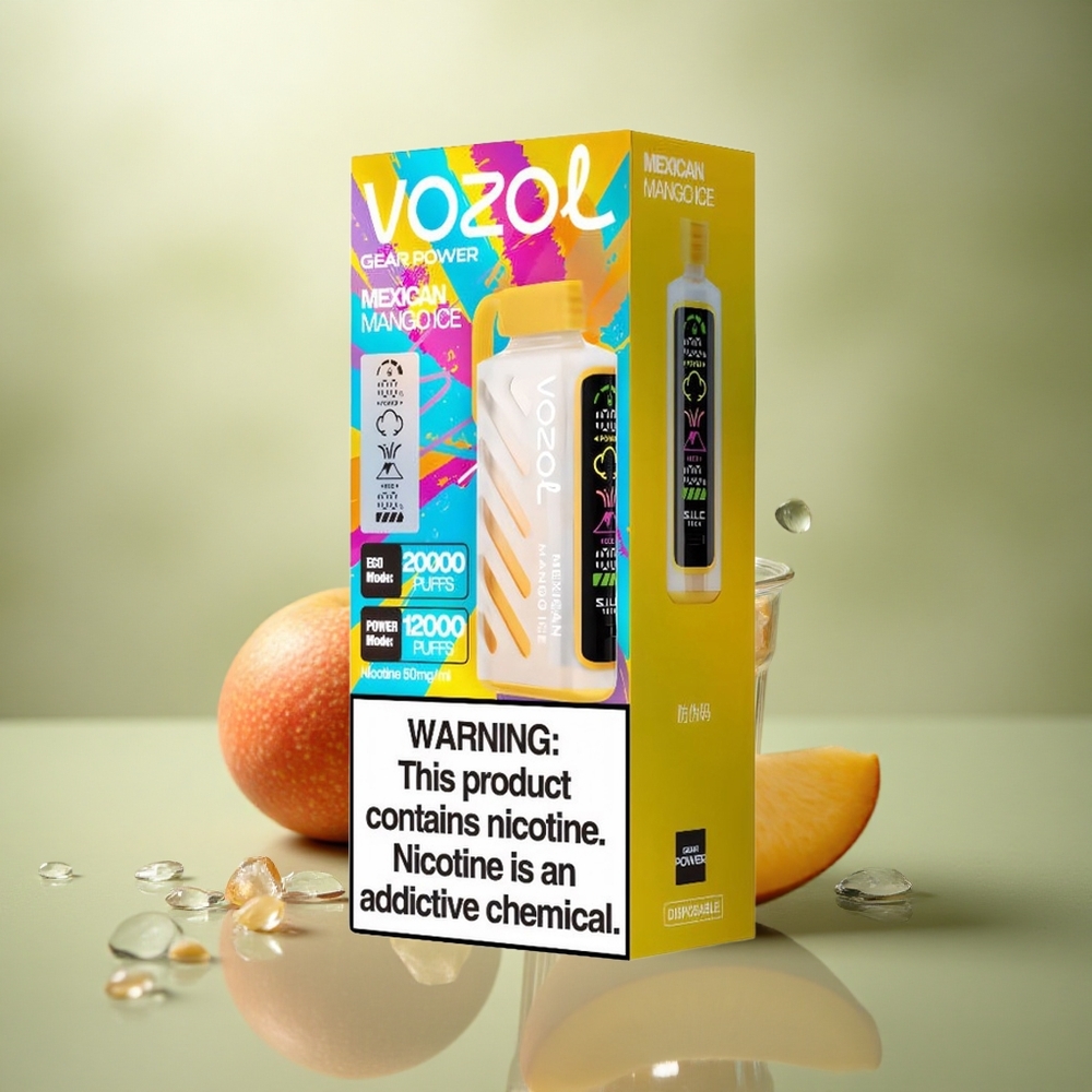VOZOL Gear Power 20000 Puffs Mango Mexicano Hielo con 20mL y 5% Nicotina