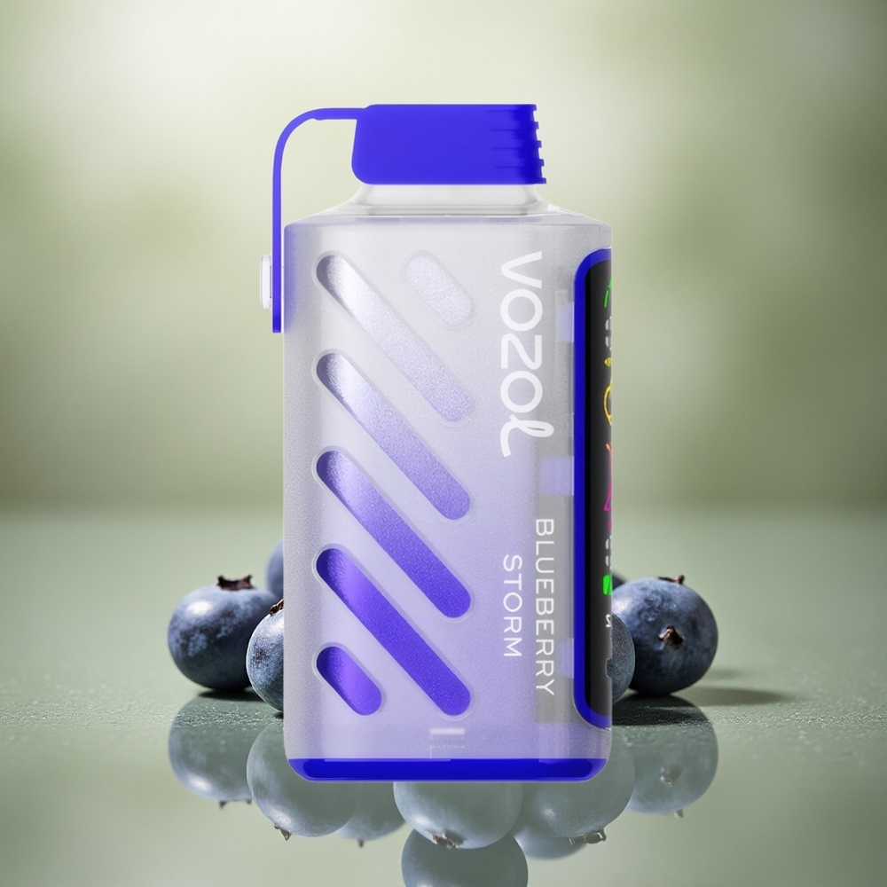 VOZOL Gear Power 20000 Puffs Tormenta de Arándano con Pantalla Completa y Dual Mesh Coil