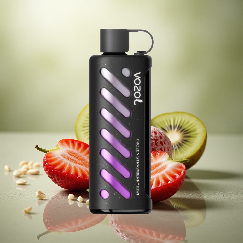 VOZOL Gear Shisha 25000 Puffs Fresa y Kiwi Congelados con 1000mAh y 5mg/ml de Nicotina