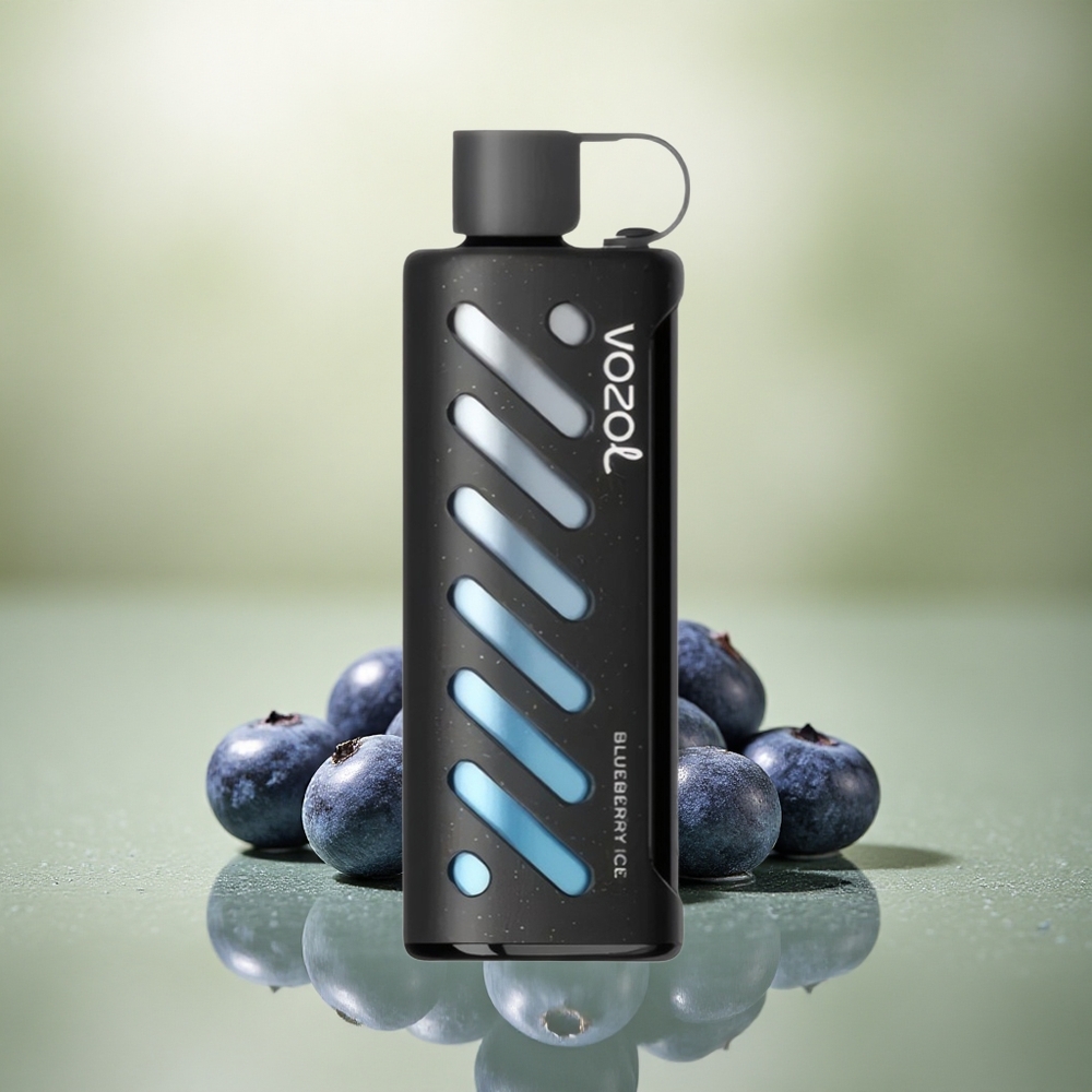 VOZOL Gear Shisha 25000 Puffs Helado de Arándano con 5mg/ml de Nicotina y Dual Mesh