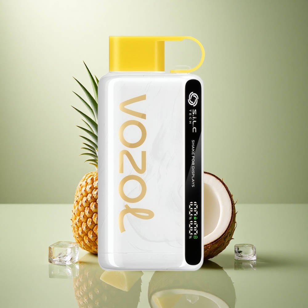 VOZOL STAR 9000/12000 Puffs Helado de Piña y Coco con Carga Rápida 30% y 650mAh