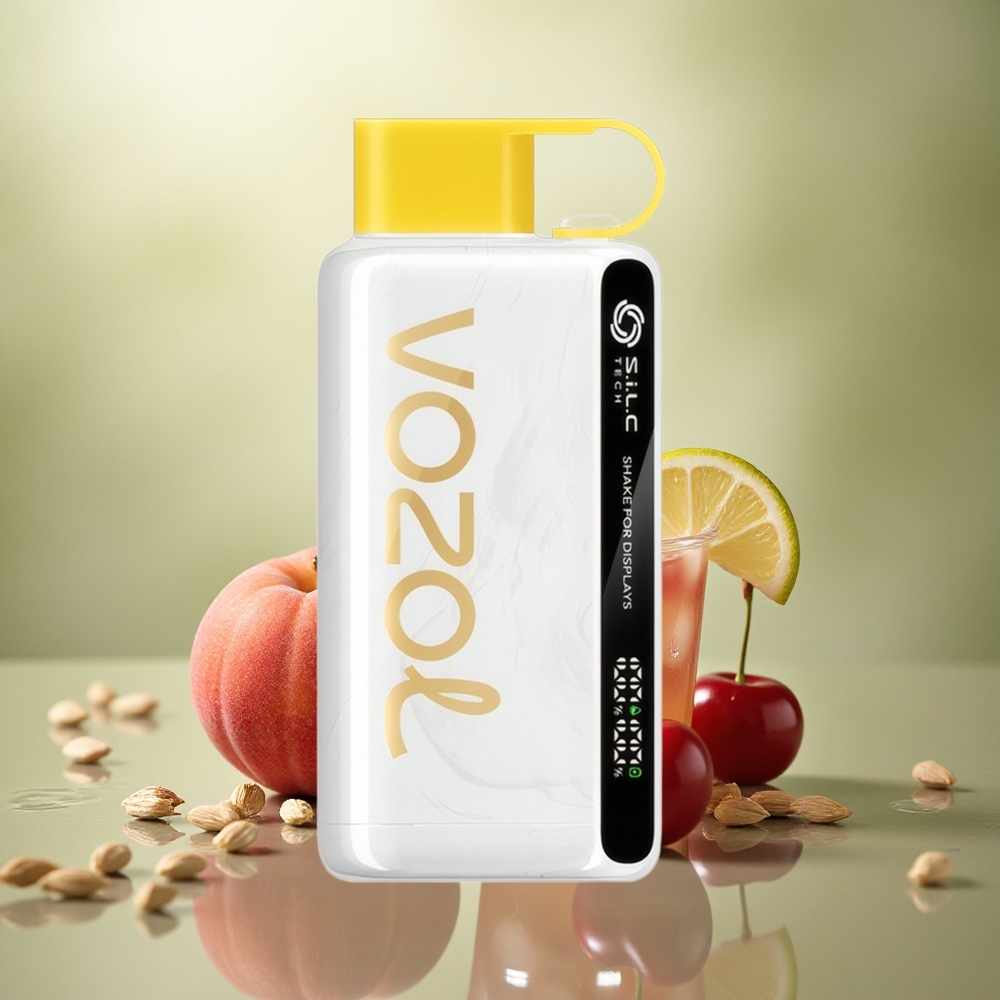 VOZOL STAR 9000/12000 Puffs Limón Durazno Cereza con Carga Rápida 30% y 650mAh