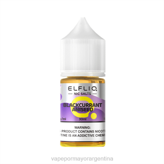 Productos De Vapeo Al Por Mayor - ELFBAR ELFLIQ nic sal 30 ml Aniseed de grosella negra LLPR9