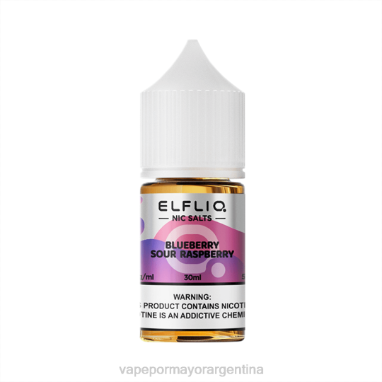 Vape Argentina - ELFBAR ELFLIQ nic sal 30 ml arándano frambuesa agria LLPR12