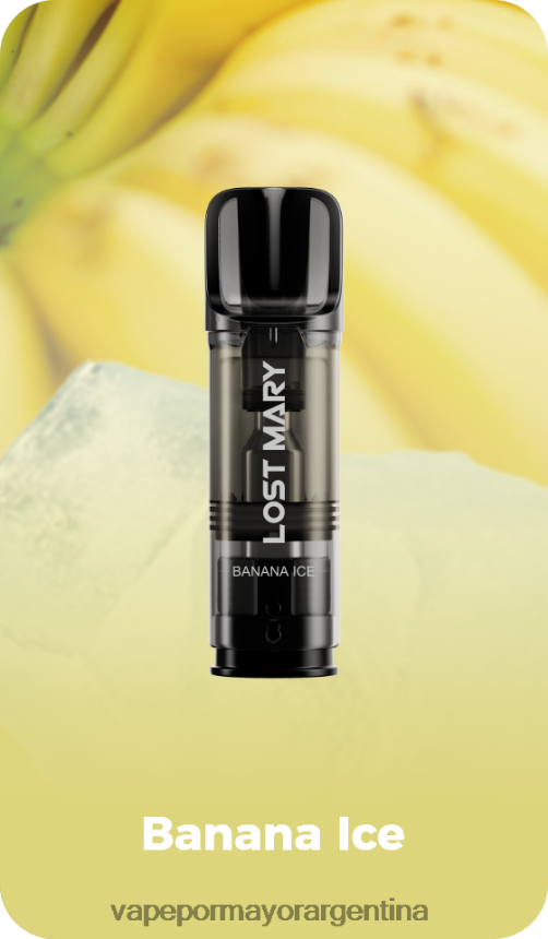 FDLPBF420 hielo de plátano - Vape Argentina LOST MARY Tappo cápsulas de repuesto precargadas