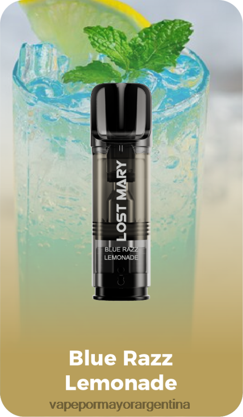 FDLPBF421 limonada azul razz - Vaporizador Al Por Mayor LOST MARY Tappo cápsulas de repuesto precargadas