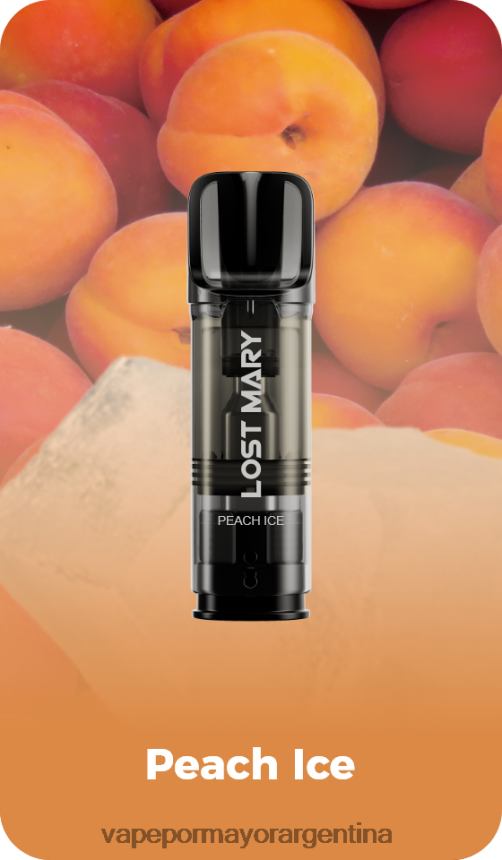 FDLPBF428 hielo de durazno - Vape Recargable LOST MARY Tappo cápsulas de repuesto precargadas