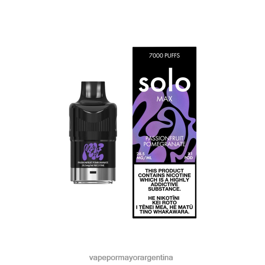 Productos De Vapeo Al Por Mayor - Solo MAX vaina granada de maracuyá VT4J6289