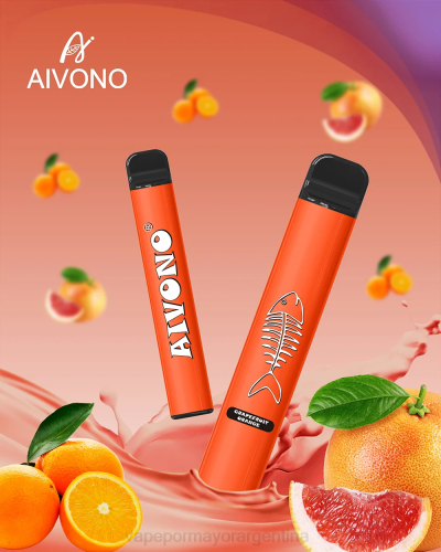 Vape Recargable - Aivono AIM FISHBONE 600 naranja pomelo 02BD280