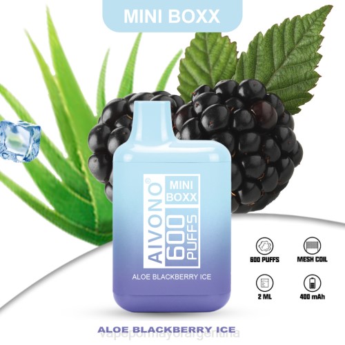 Vape Recargable - Aivono AIM MINI BOXX 600 hielo actual de aloe 02BD240