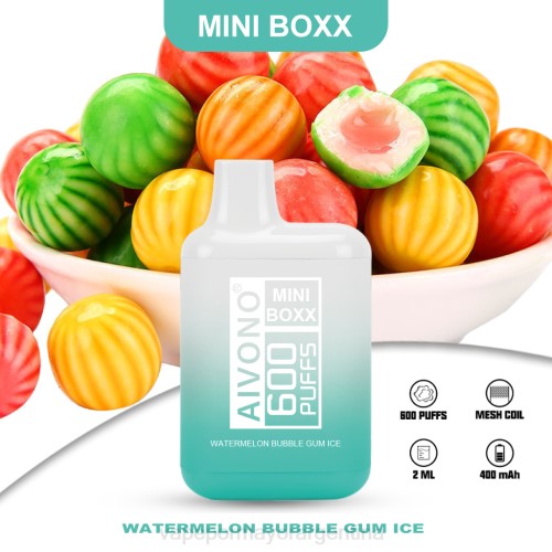 Venta De Vaporizadores Al Por Mayor - Aivono AIM MINI BOXX 600 sandía chicle hielo 02BD235