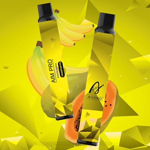Productos De Vapeo Al Por Mayor - Aivono AIM PRO 1500 plátano papaya 02BD169