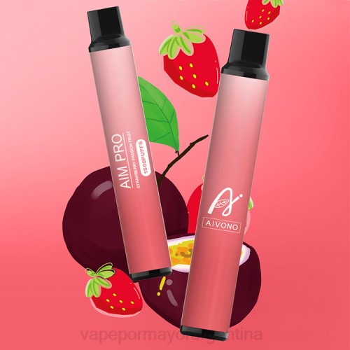Vape Argentina - Aivono AIM PRO 1500 fruta de la pasión fresa 02BD162