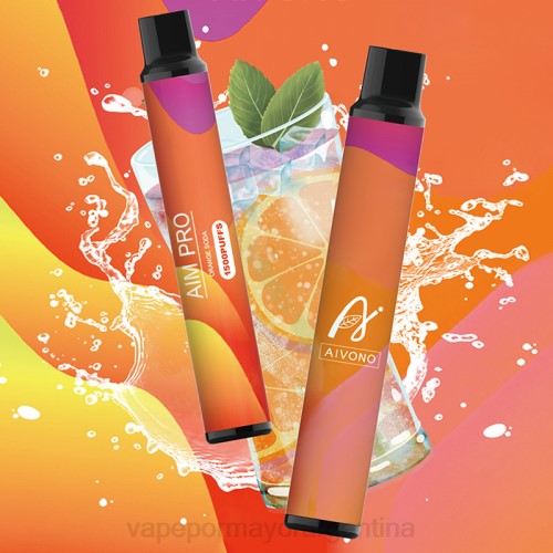 Venta De Vaporizadores Al Por Mayor - Aivono AIM PRO 1500 refresco de naranja 02BD165