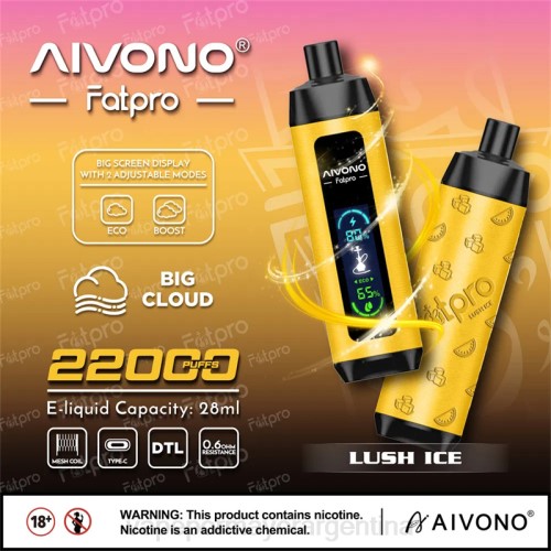 Vaporizador Al Por Mayor - Aivono Fatpro 22000 hielo exuberante 02BD3