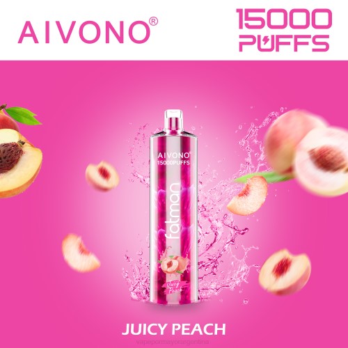 Distribuidor Vapeo Al Por Mayor - Aivono FATMAN 15000 durazno jugoso 02BD17
