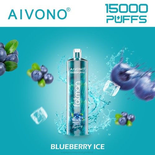 Vaporizador Desechable Al Por Mayor - Aivono FATMAN 15000 hielo de arándanos 02BD14