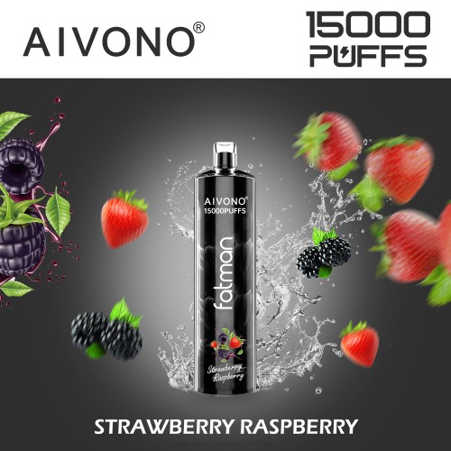 Venta De Vaporizadores Al Por Mayor - Aivono FATMAN 15000 frambuesa fresa 02BD15